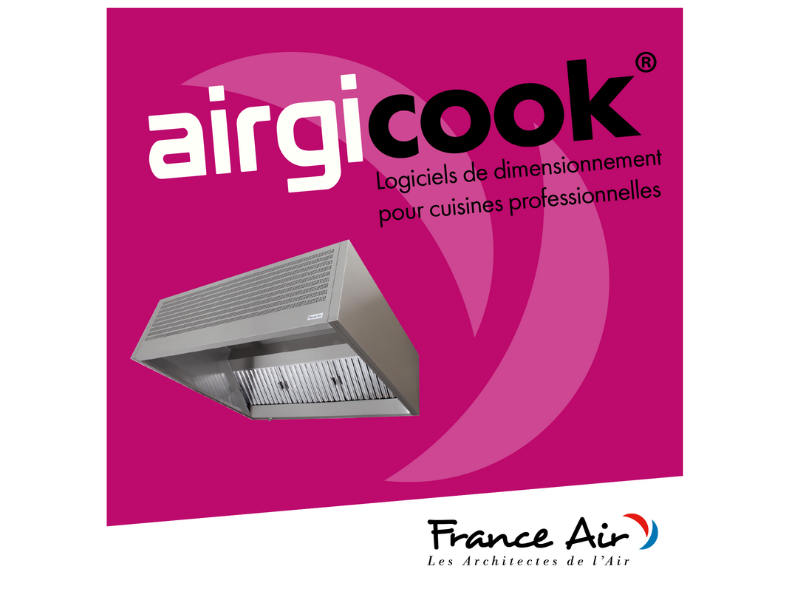 AIRGICOOK Sizing software for professional kitchen hoods